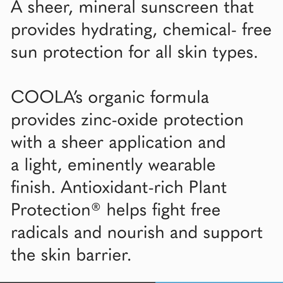 NEW! COOLA Spf 30 Mineral Sunscreen for Body - Picture 6 of 11
